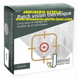 Patchs vision thermique réglage lunette 100m - (x10) - Januel