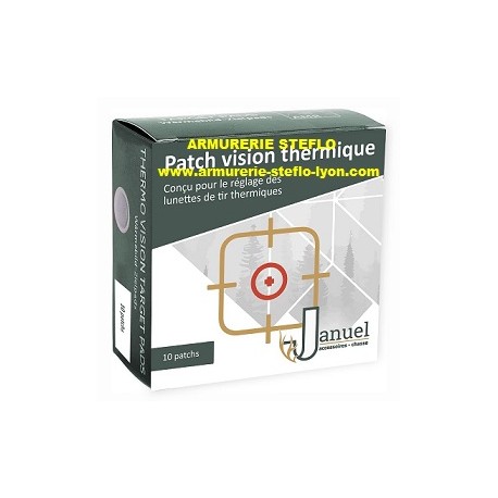 Patchs vision thermique réglage lunette 100m - (x10) - Januel