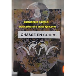 Drapeau "Chasse en cours" pour voiture - Blaser