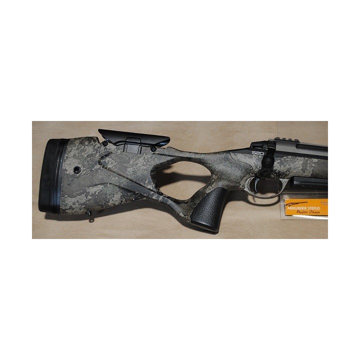 Sako S20 Camo chasse flûtée cerakote 30.06 - 51cm - fileté 5/8-24