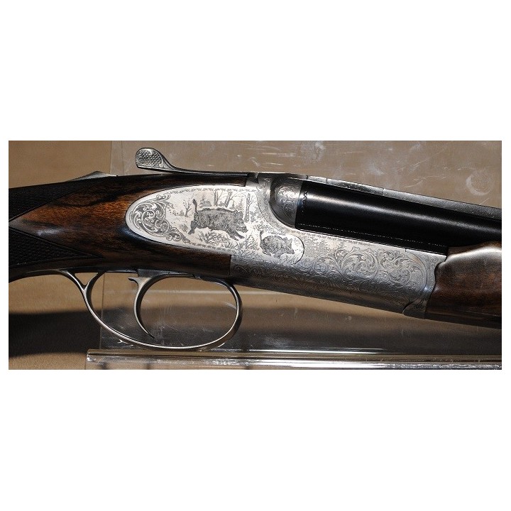 Chapuis REX série 3 contre platine - 9,3x74R - monodétente - éjecteurs