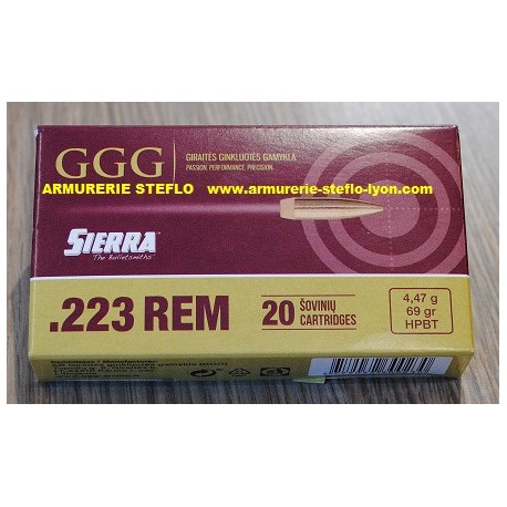 GGG 223R - HPBT 69grs - (x20)