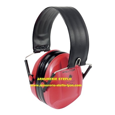 Casque Peltor Bull's Eye I Noir Pliable