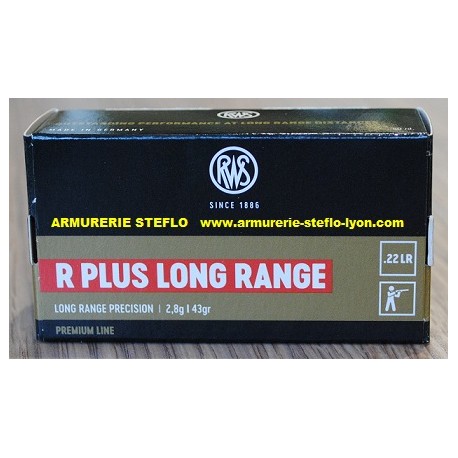 RWS 22LR R Plus Long Range 2.8g/43grs  - (x50)