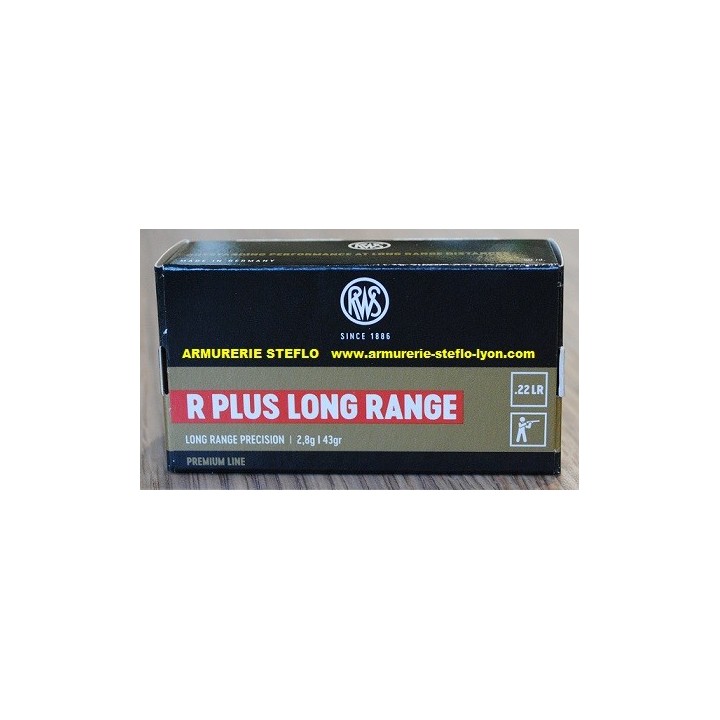 RWS 22LR R Plus Long Range 2.8g/43grs  - (x50)