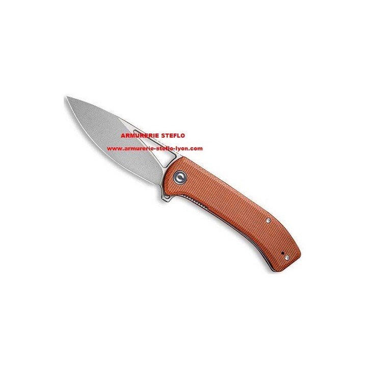 Civivi - Riffle micarta brun