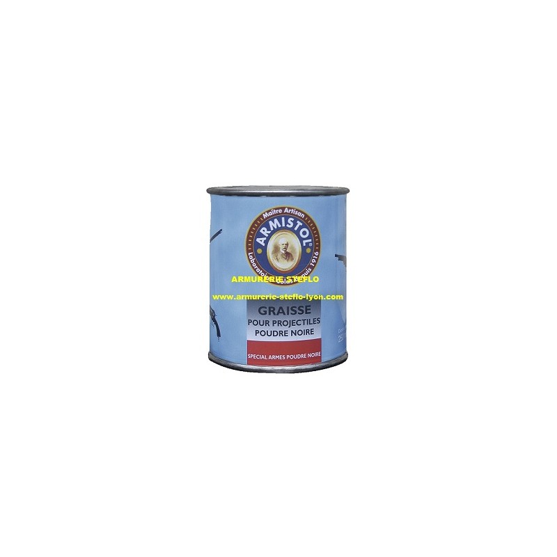 Graisse poudre noire 250ml Armistol