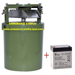 Pack agrainoir automatique Power Feeder 12V + batterie - Pisteurs