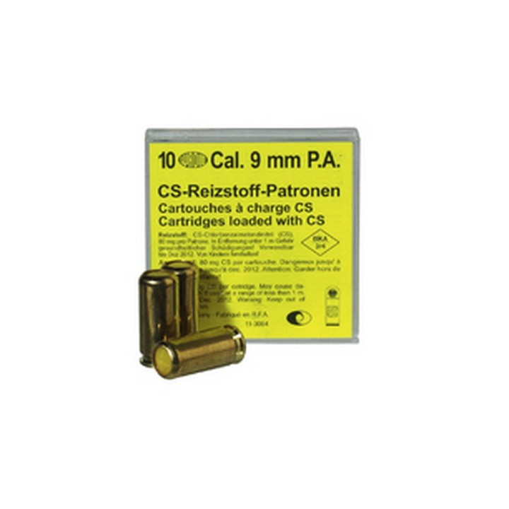 Cartouches 9mm PA Gaz-armurerie-steflo