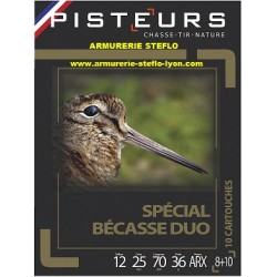 Pisteurs Spécial Bécasse Duo 12/70 - 8+10 - 36g - ARX