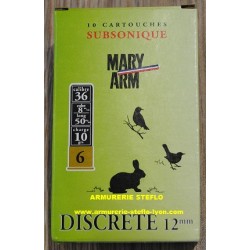 Mary-Arm Discrète 12mm Subsonique n°6 (x10)