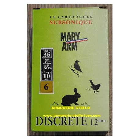 Mary-Arm Discrète 12mm Subsonique n°6 (x10)