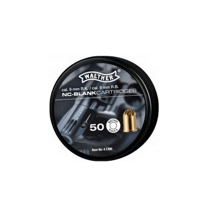 Balles à blanc 9mm Revolver (x50)-armurerie-steflo