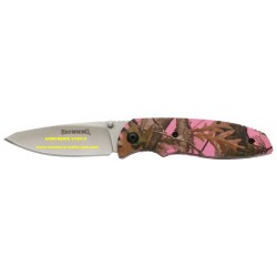EDC couteau camo rose pliant - Browning