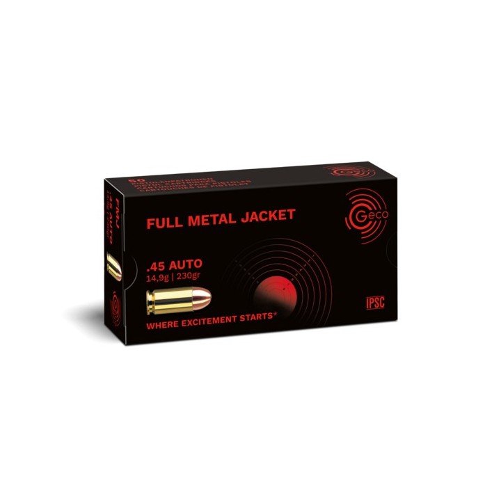 Géco - 45 ACP - FMJ - 230grs
