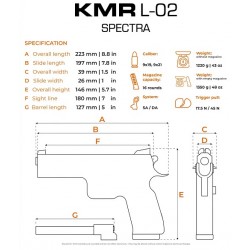 KMR L-02 Spectra 5" OR - 9x19