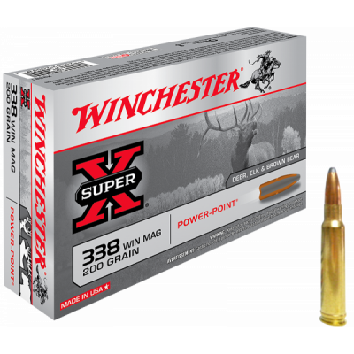 Winchester 338WM Power-Point - 12,96g/200grs - (x20)