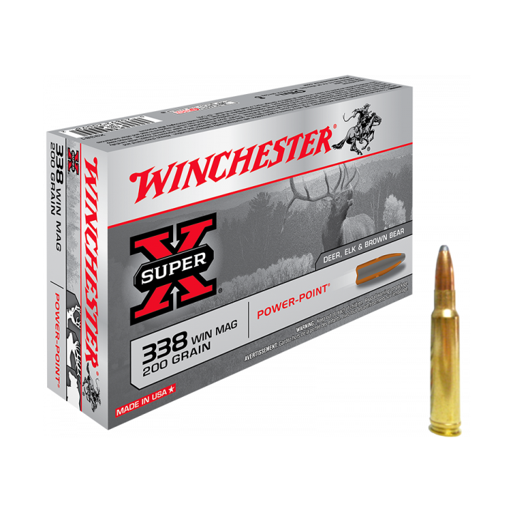 Winchester 338WM Power-Point - 12,96g/200grs - (x20)