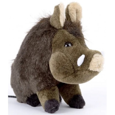 Peluche Sanglier assis - 28cm