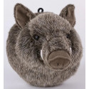 Peluche trophée tête de Sanglier - 23cm