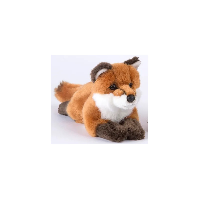 Warmies Peluche chauffante Renard couché avec rembourrage à la lavande 33  cm