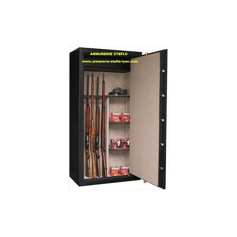 INFAC Coffre Executive CLTT23 - 23 armes + coffre intérieur + étagères