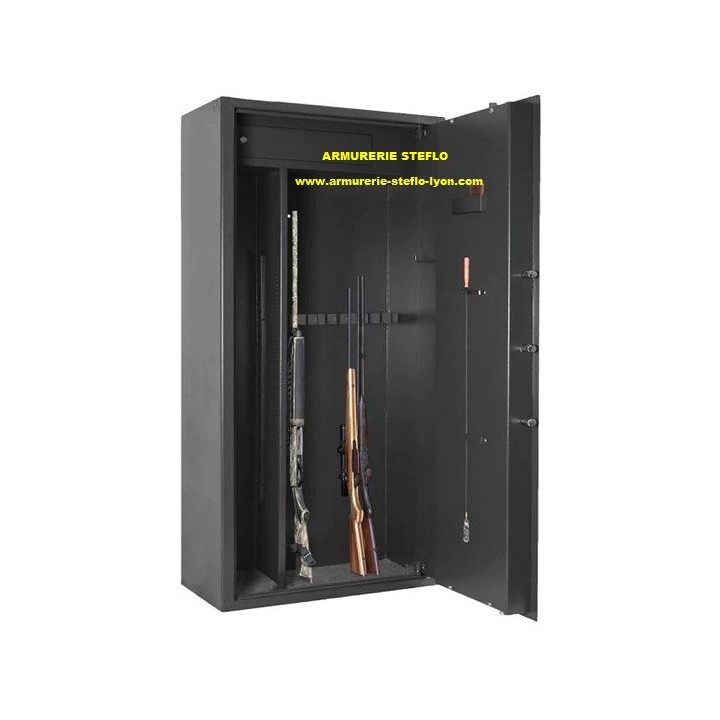 SIFAC Coffre Elite 8/16 armes avec lunettes + coffre int. + étagères - Gaper 16M