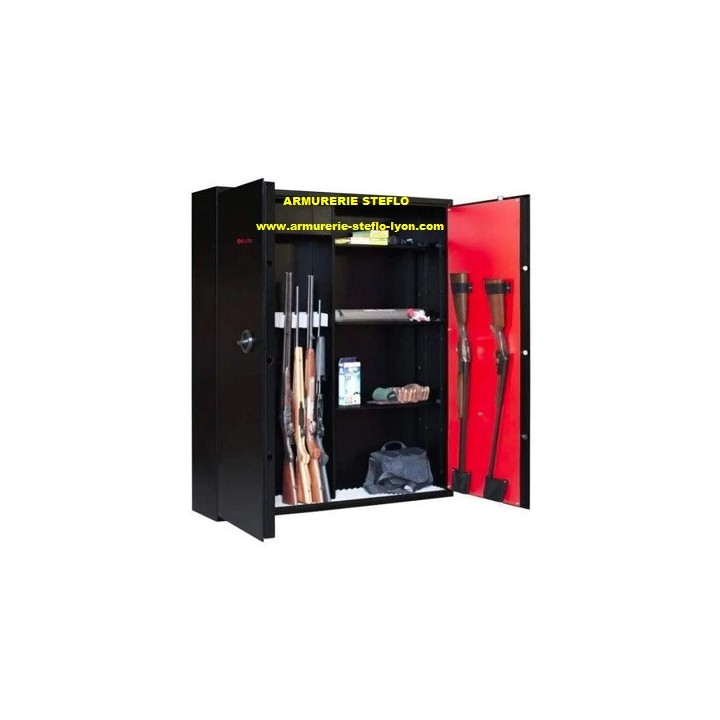 SIFAC Coffre Elite 14/24 armes avec lunettes + coffre int. +étagères - Maxi Gaper