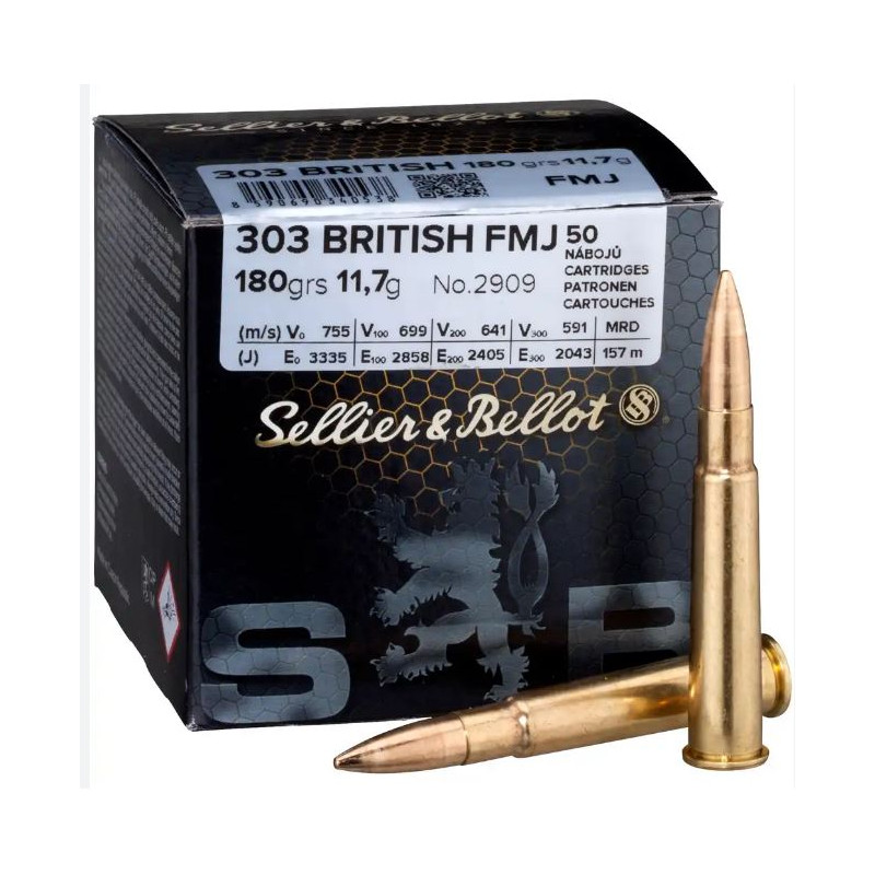 Sellier & Bellot 303 British FMJ Vrac (x50)