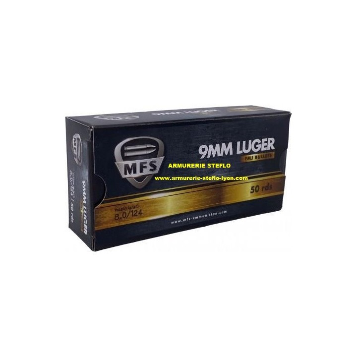 MFS 9x19 - FMJ 124grs - (x50)
