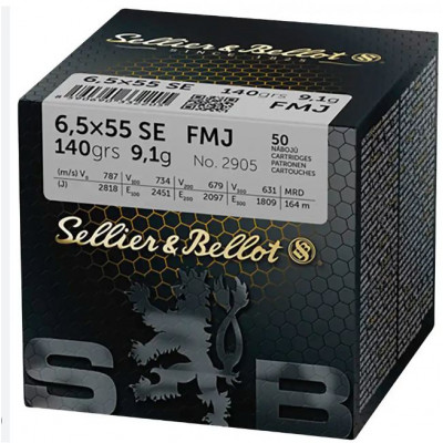Sellier & Bellot - 6,5x55 SE FMJ - Vrac (x50)