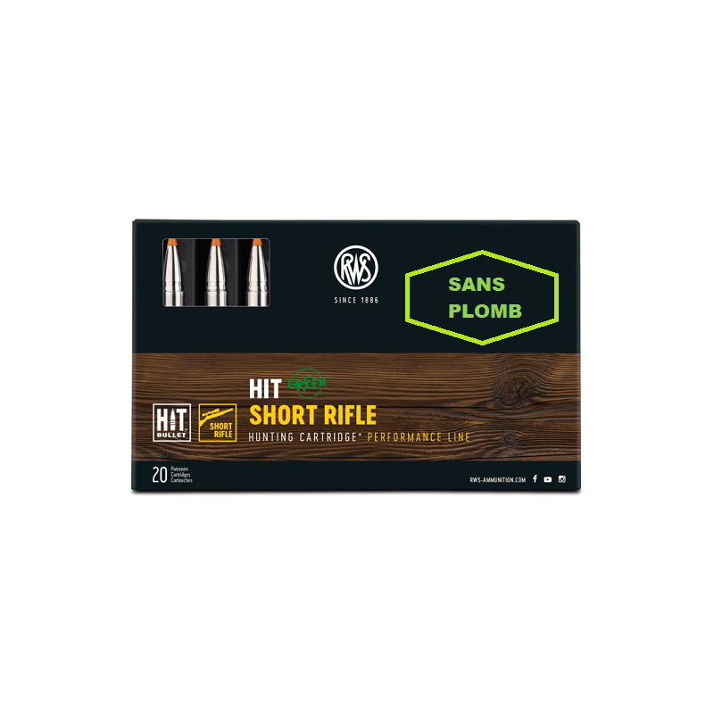 RWS 30.06 Sprg - Hit short rifle - 10,7g/165grs - (x20)