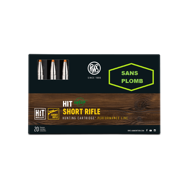 RWS 30.06 Sprg - Hit short rifle - 10,7g/165grs - (x20)