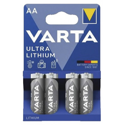 Pile lithium AA LR06 - Varta - (x4)