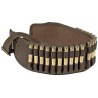 Cartouchière cuir grande chasse - 20 cartouches