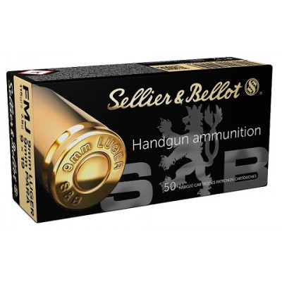 Sellier & Bellot 9x19 FMJ 115grs - (x50)