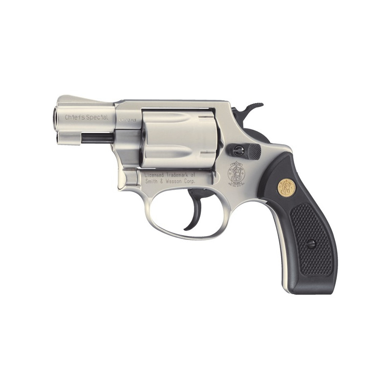 Revolver S&W Chiefs Special chromé - 9mm R - Umarex