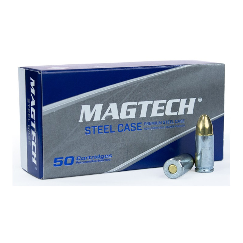 Magtech Acier 9x19 - FMJ - 124grs - (x50)
