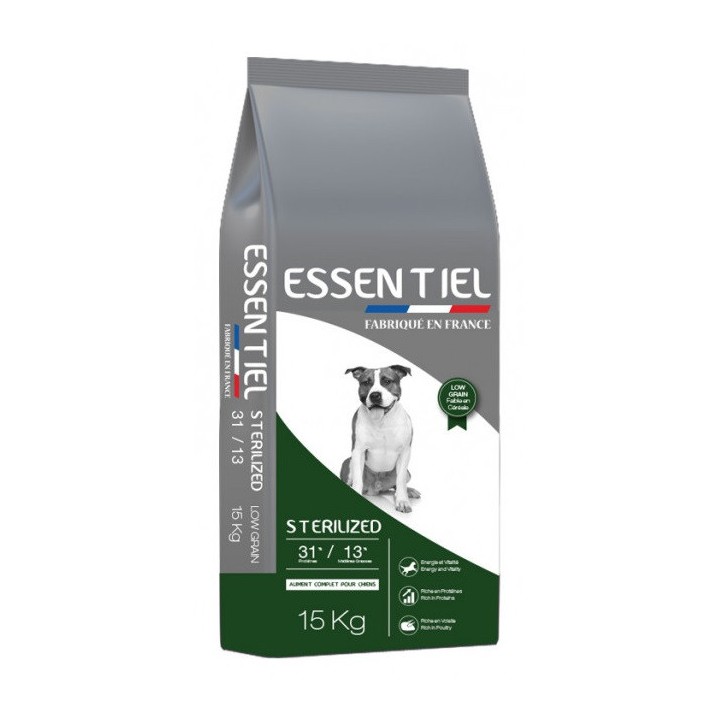 Nature Dog Essentiel Stérillisé - 15kg - 31/13