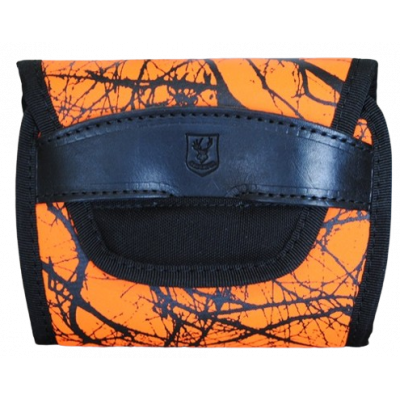 Cartouchière cuir + cordura fluo 10 balles - Riserva