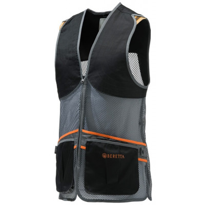 Gilet Beretta Full Mesh - Noir/Gris