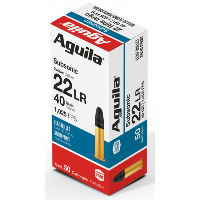 Aguila Subsonique SP 40gr - 22LR - (x50)