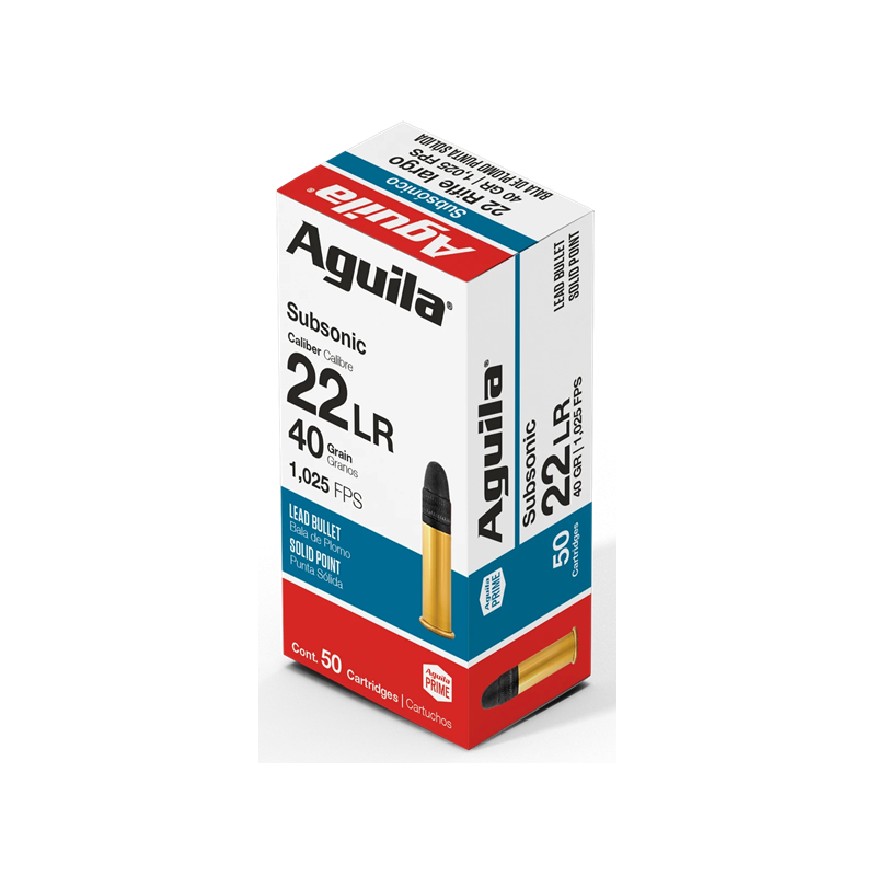 Aguila Subsonique SP 40gr - 22LR - (x50)