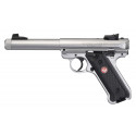 Ruger MK4 Target Inox 5" 1/2 - Bull Fileté 22LR