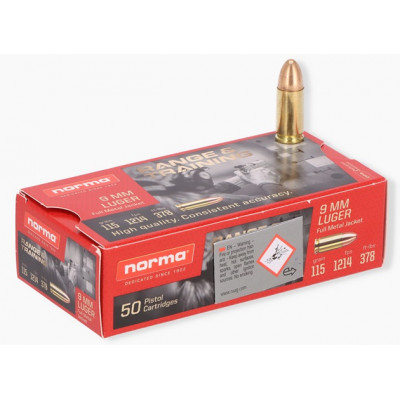 Norma 9x19 - FMJ - 7,5g/115grs - (x50)