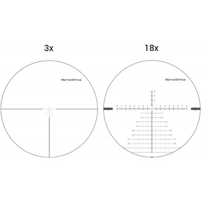 VectorOptics Continental 3-18x50 FFP - VCT - 34mm