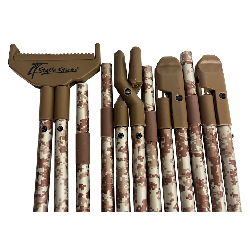 Canne de pirsch Ultimate camo - 4 Stable sticks