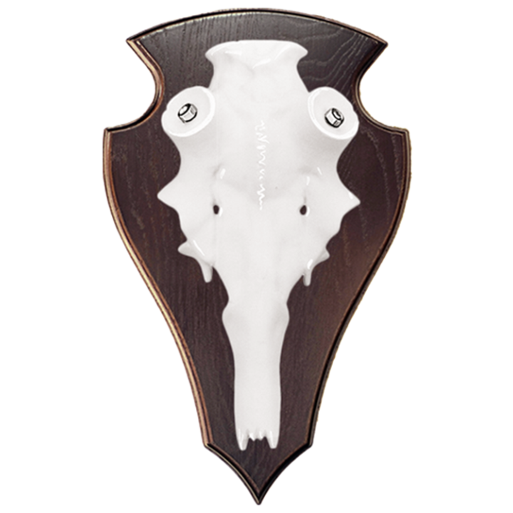 Faux crâne cerf alu - pivot 50mm