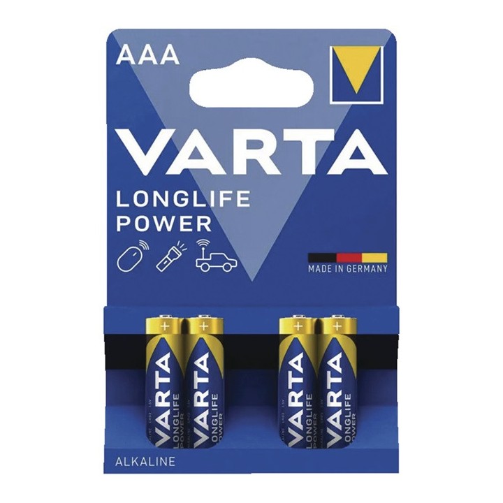 Piles Varta Longlife Power LR03 AAA (x4)