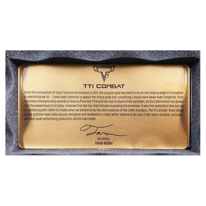 Canik Custom TTI Combat - FDE/noir - 9x19